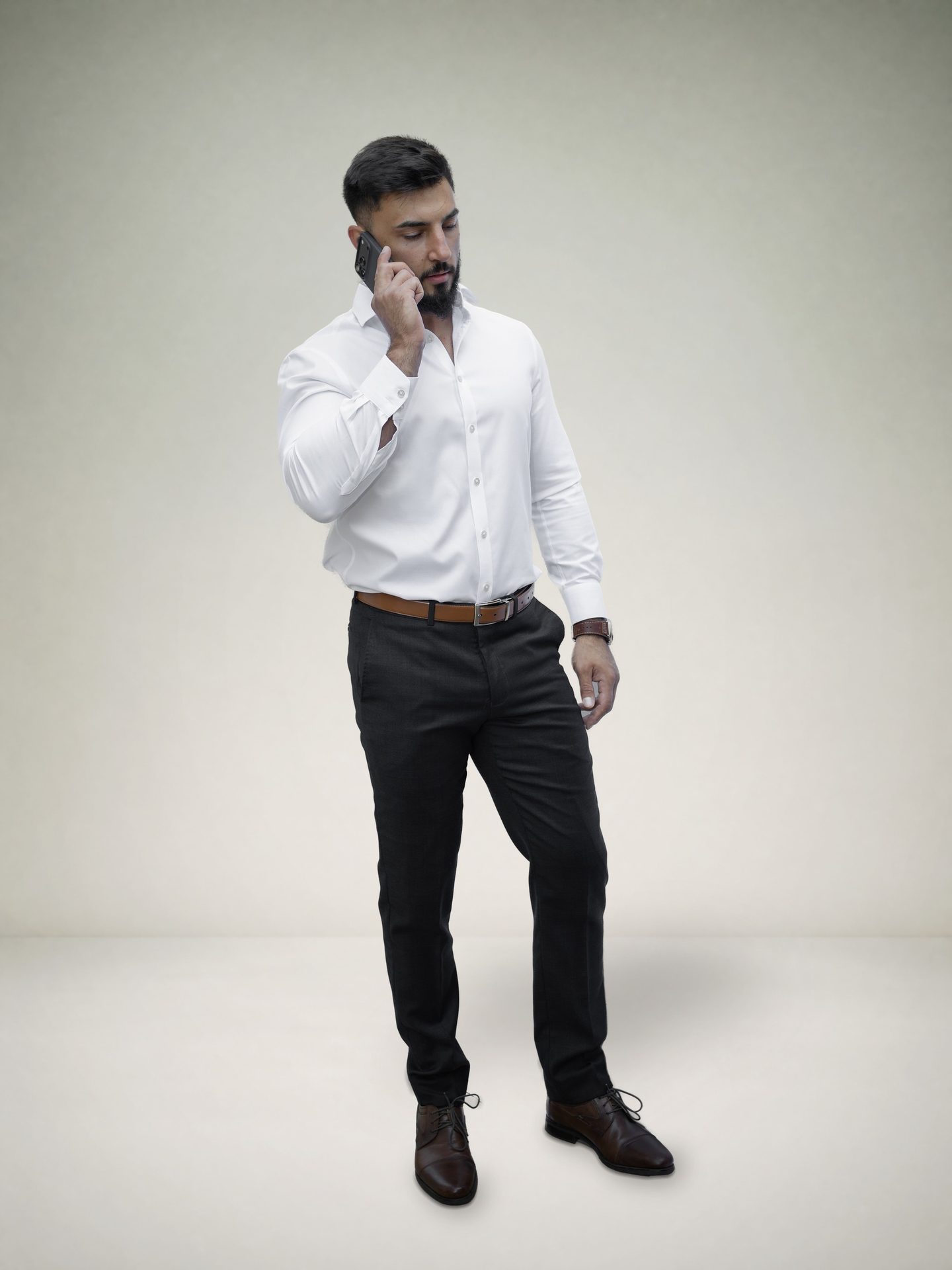 Eduard Vlase on the phone